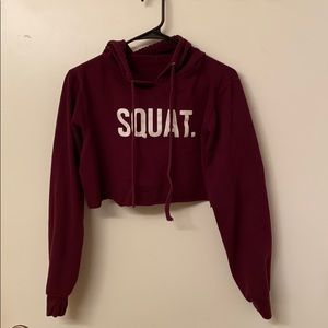 CROPPED HOODIE - S